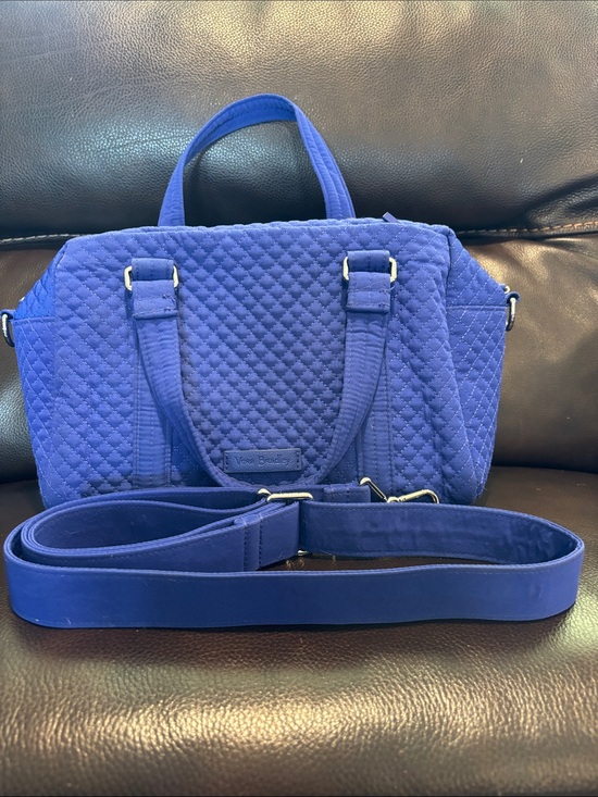 Vera Bradley Handbags - Vera Bradley Microfiber Gage Blue 100 Handbag
